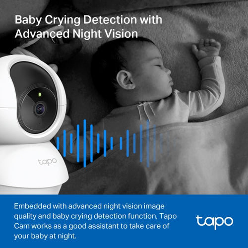 Tapo C200<br>Pan/Tilt Home Security Wi-Fi Camera