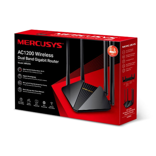 MR30G  <br>AC1200 Wireless Dual Band Gigabit Wifi 5 Router