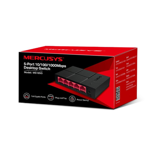 MS105G <br>5-Port 10/100/1,000 Mbps Desktop Switch