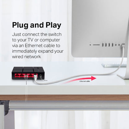 MS105G 5-Port 10/100/1,000 Mbps Desktop Switch