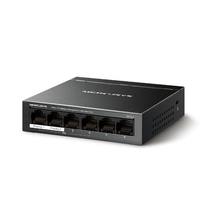 MS106LP 6-Port 10/100Mbps Desktop Switch with 4-Port PoE+