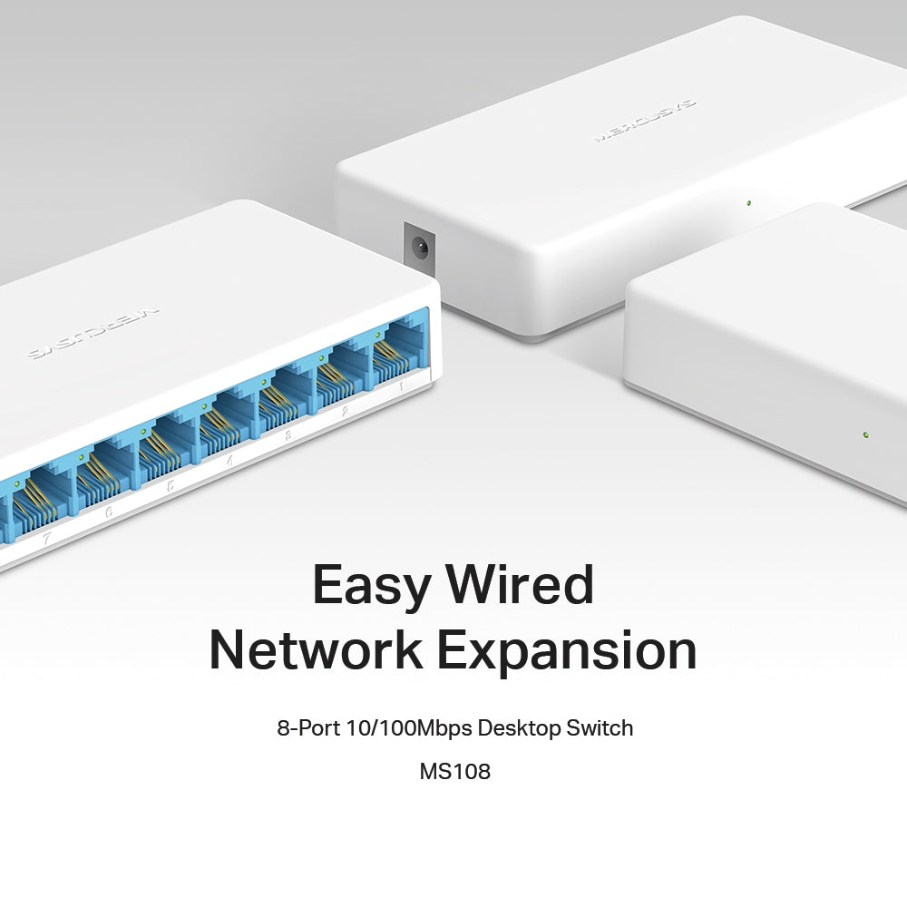 MS108 8-Port 10/100Mbps Desktop Switch