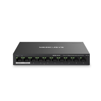 MS110P <br>10-Port 10/100Mbps Desktop Switch with 8-Port PoE+