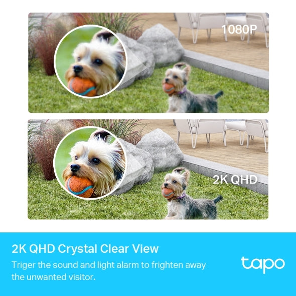 Tapo C420S2 Smart Wire-Free Security Camera System, 2-Camera System