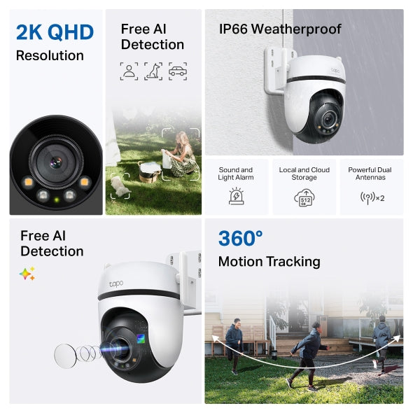 Tapo C520WS Outdoor Pan/Tilt Security Wi-Fi Camera