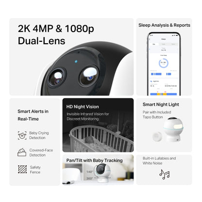 Tapo C840 Dual-Lens Smart Baby Camera