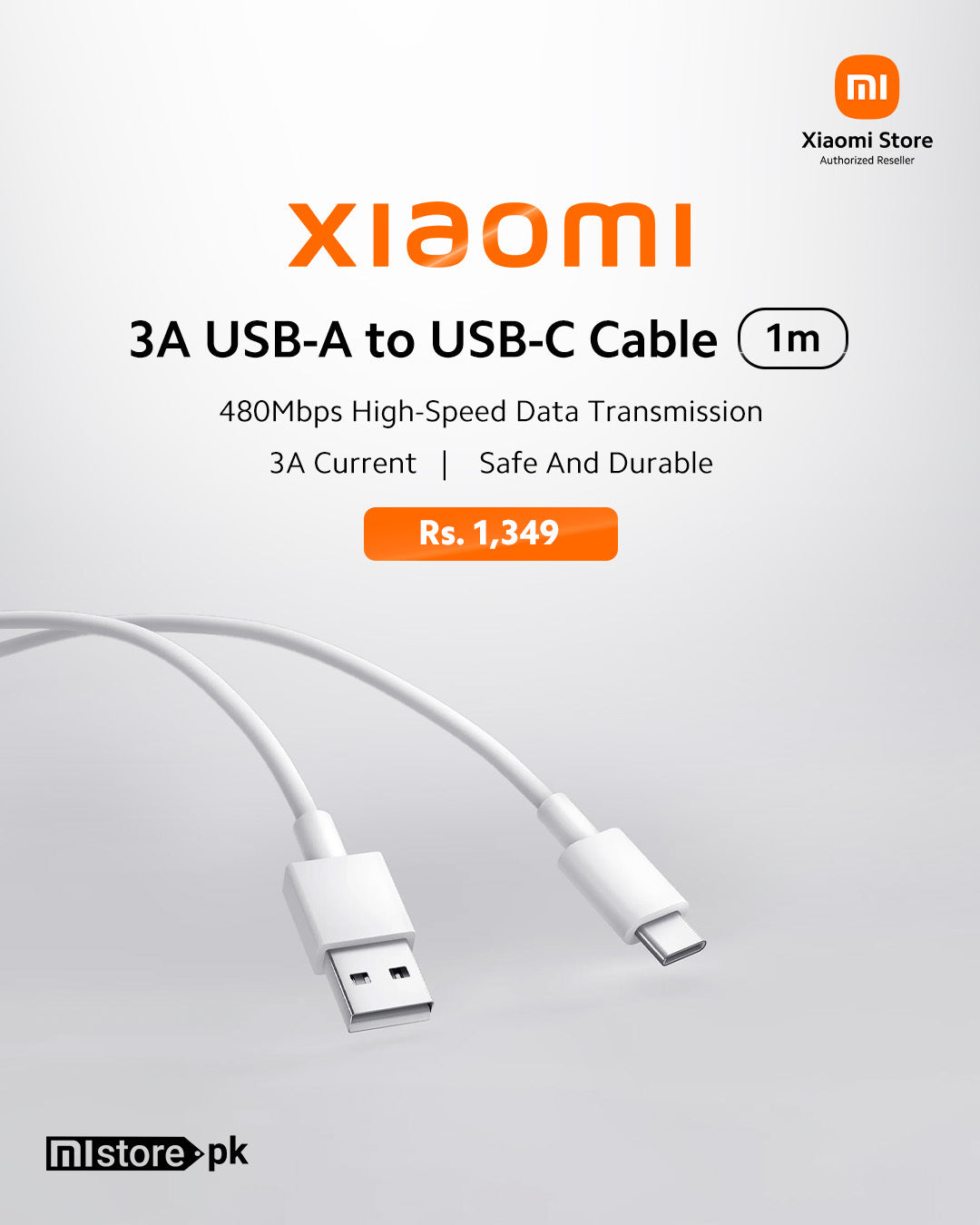 Xiaomi 3A USB-A to USB-C Cable