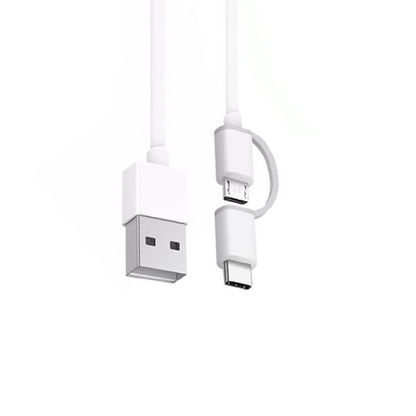 Mi 2-in-1 USB Cable (Micro USB to Type C) (100CM)